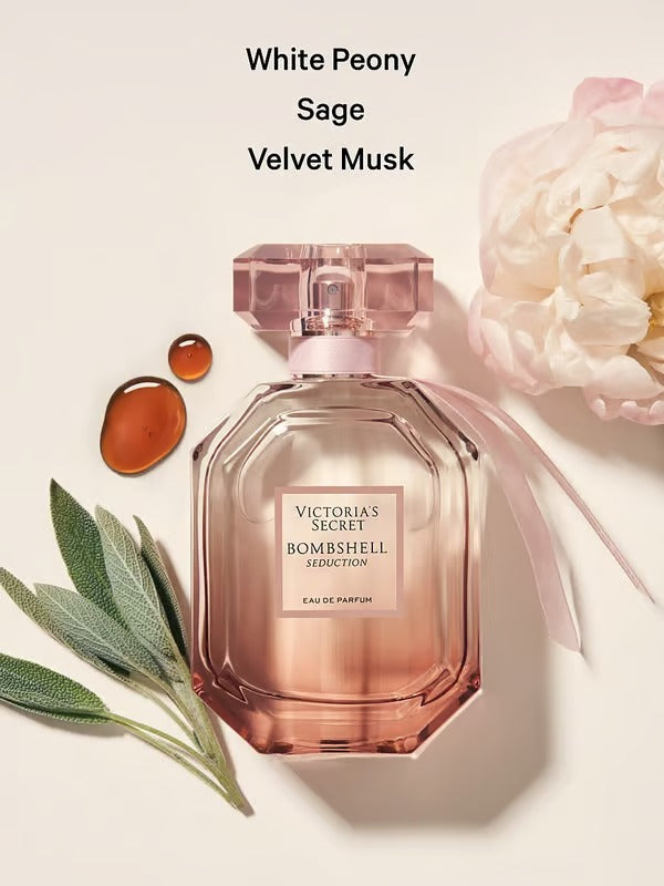 Victoria’s Secret Bombshell Seduction Eau De Parfum 100ml For Women – Sensual Floral Musk Long-Lasting Luxury Fragrance
