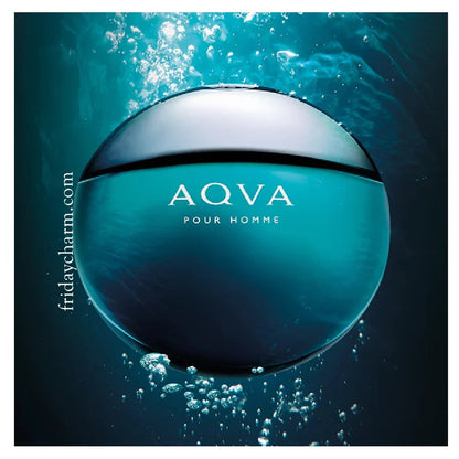 Bvlgari Aqva Pour Homme Eau De Toilette 90ml For Men – Long-Lasting Fresh Aquatic Aromatic Luxury Designer Fragrance