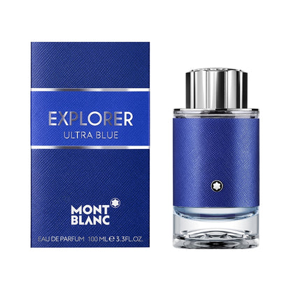 Mont Blanc Explorer Ultra Blue Eau de Parfum 100ml 3.3 fl oz Men’s Fresh Marine Citrus Long Lasting Fragrance