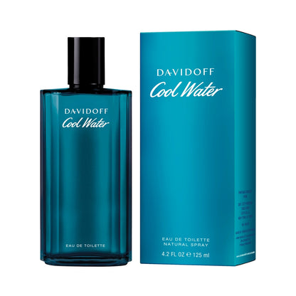 Davidoff Cool Water Eau de Toilette for Men 125ml – Fresh Aquatic Aromatic Fragrance