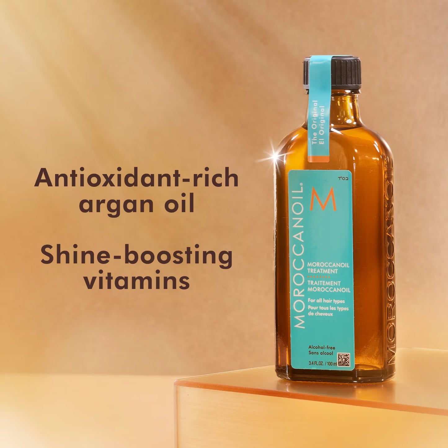 Moroccanoil Treatment Original Argan Oil 100 ML | Hair Treatment for Smooth Shine Hydration and Frizz Control Professional Nourishing Hair Oil