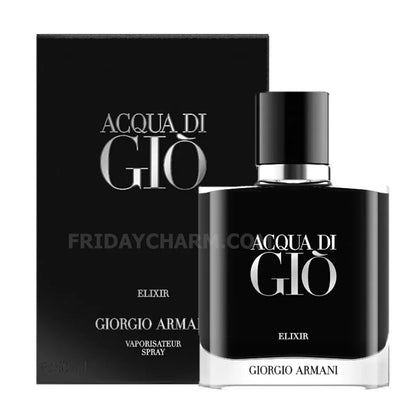 Acqua di Giò Giorgio Armani Elixir 100ml 3.3 oz Parfum for Men Intense Woody Aromatic Luxury Fragrance