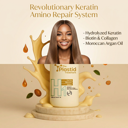 Haircloth Professionals The Plastia Treatment Anti Aging Keratin Repair Hair Treatment Smooth Hydrate Rejuvenate with Natural Ingredients