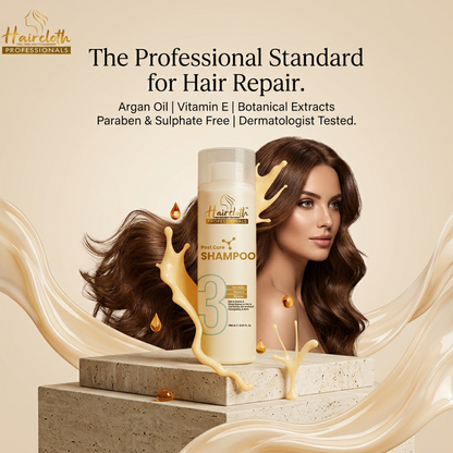 Haircloth Professionals Post Care Shampoo 1000ML Paraben and Sulphate Free Repair Moisturizing Strengthening Volume Boost Shampoo