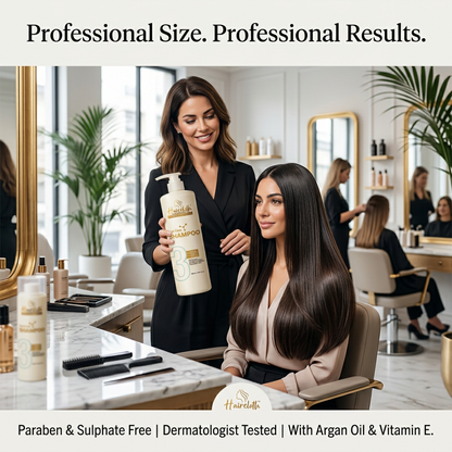 Haircloth Professionals Post Care Shampoo 1000ML Paraben and Sulphate Free Repair Moisturizing Strengthening Volume Boost Shampoo
