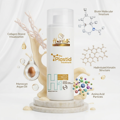 Haircloth Professionals The Plastia Treatment Anti Aging Keratin Repair Hair Treatment Smooth Hydrate Rejuvenate with Natural Ingredients
