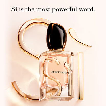 Giorgio Armani Sì Eau de Parfum 100ml 3.4 fl oz Women’s Chypre Fruity Blackcurrant Vanilla Luxury Perfume