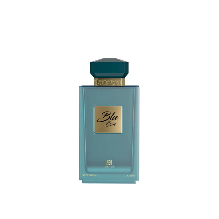 Ahmed Al Maghribi Blu Oud Eau de Parfum 100ml | Fresh Oud Luxury Unisex Fragrance