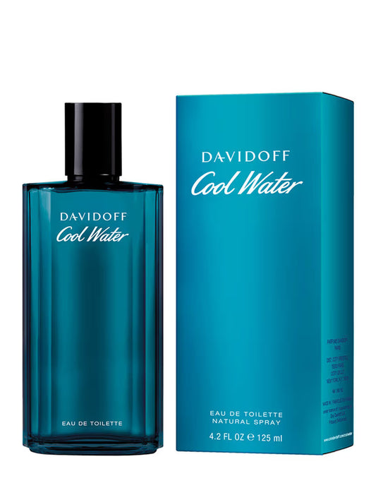 Davidoff Cool Water Eau de Toilette for Men 125ml – Fresh Aquatic Aromatic Fragrance