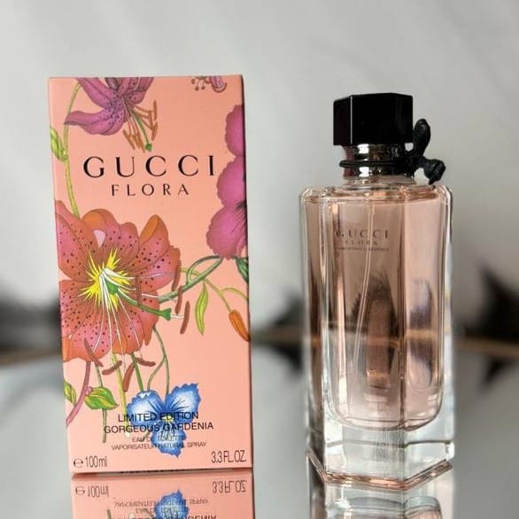 Gucci Flora Gorgeous Gardenia Eau de Toilette for Women 100ml – Floral Fruity Fragrance