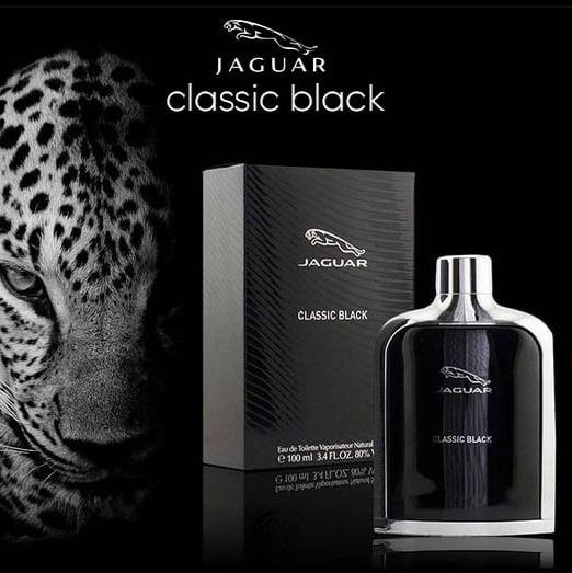 Jaguar Classic Black Eau de Toilette for Men 100ml – Sophisticated Woody Aromatic Fragrance
