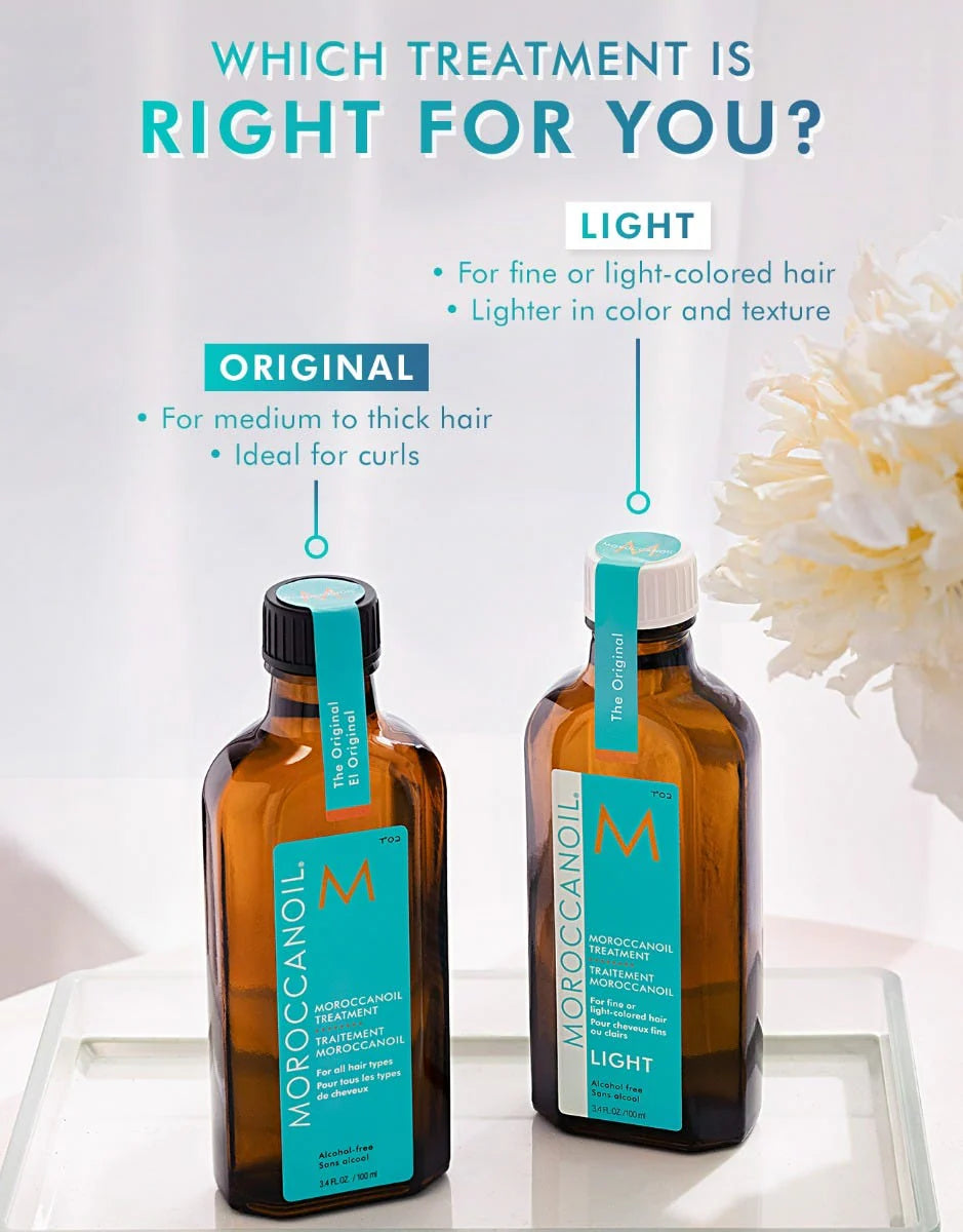 Moroccanoil Treatment Original Argan Oil 100 ML | Hair Treatment for Smooth Shine Hydration and Frizz Control Professional Nourishing Hair Oil