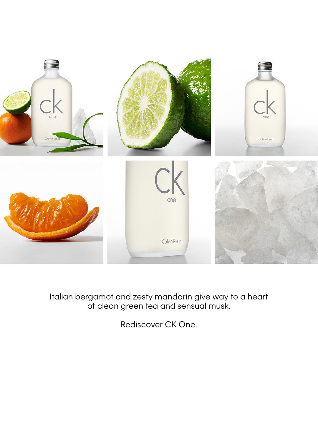 Calvin Klein CK One Eau de Toilette 100ml – Fresh Citrus Aromatic Unisex Fragrance