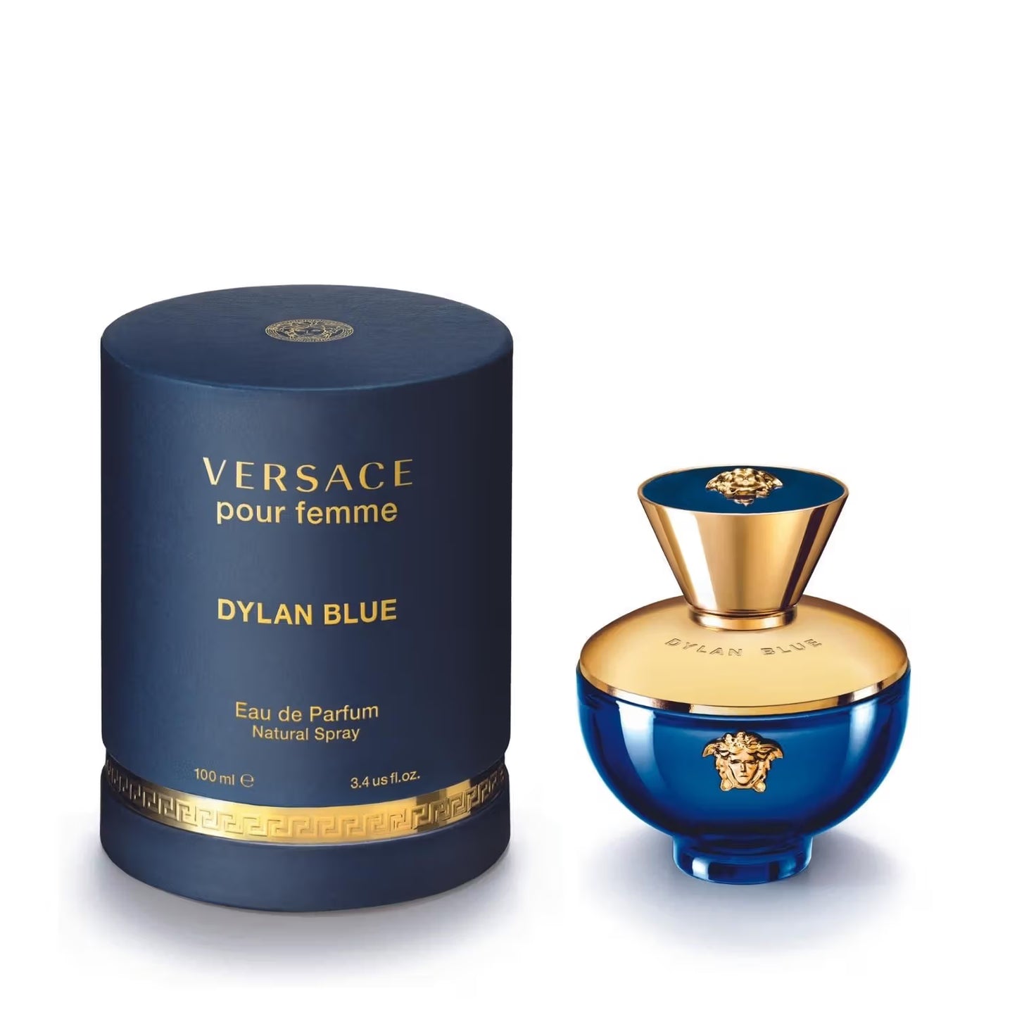 Versace Dylan Blue Pour Femme Eau de Parfum for Women 100ml – Floral Fruity Woody Fragrance