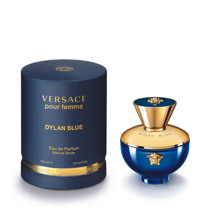 Versace Dylan Blue Pour Femme Eau de Parfum for Women 100ml – Floral Fruity Woody Fragrance