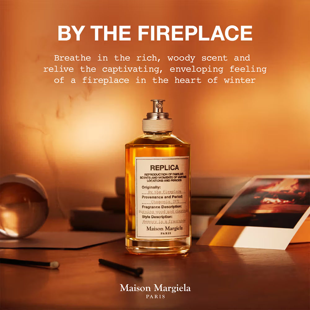 Maison Margiela Replica By The Fireplace Eau de Toilette 100ml Unisex Woody Sweet Perfume