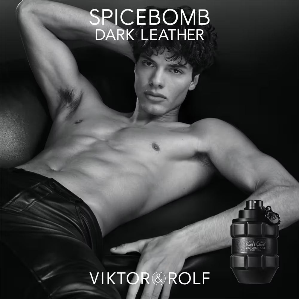 Viktor & Rolf Spicebomb Dark Leather Eau de Parfum 90ml 3.04 fl oz Intense Leather Spicy Men’s Perfume