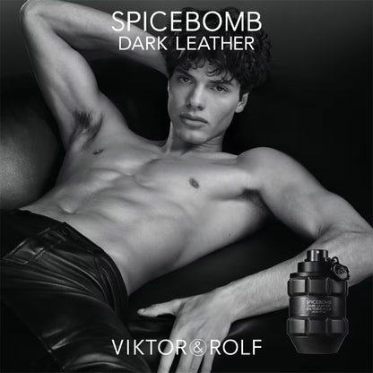 Viktor & Rolf Spicebomb Dark Leather Eau de Parfum 90ml 3.04 fl oz Intense Leather Spicy Men’s Perfume