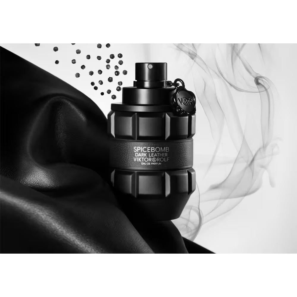 Viktor & Rolf Spicebomb Dark Leather Eau de Parfum 90ml 3.04 fl oz Intense Leather Spicy Men’s Perfume