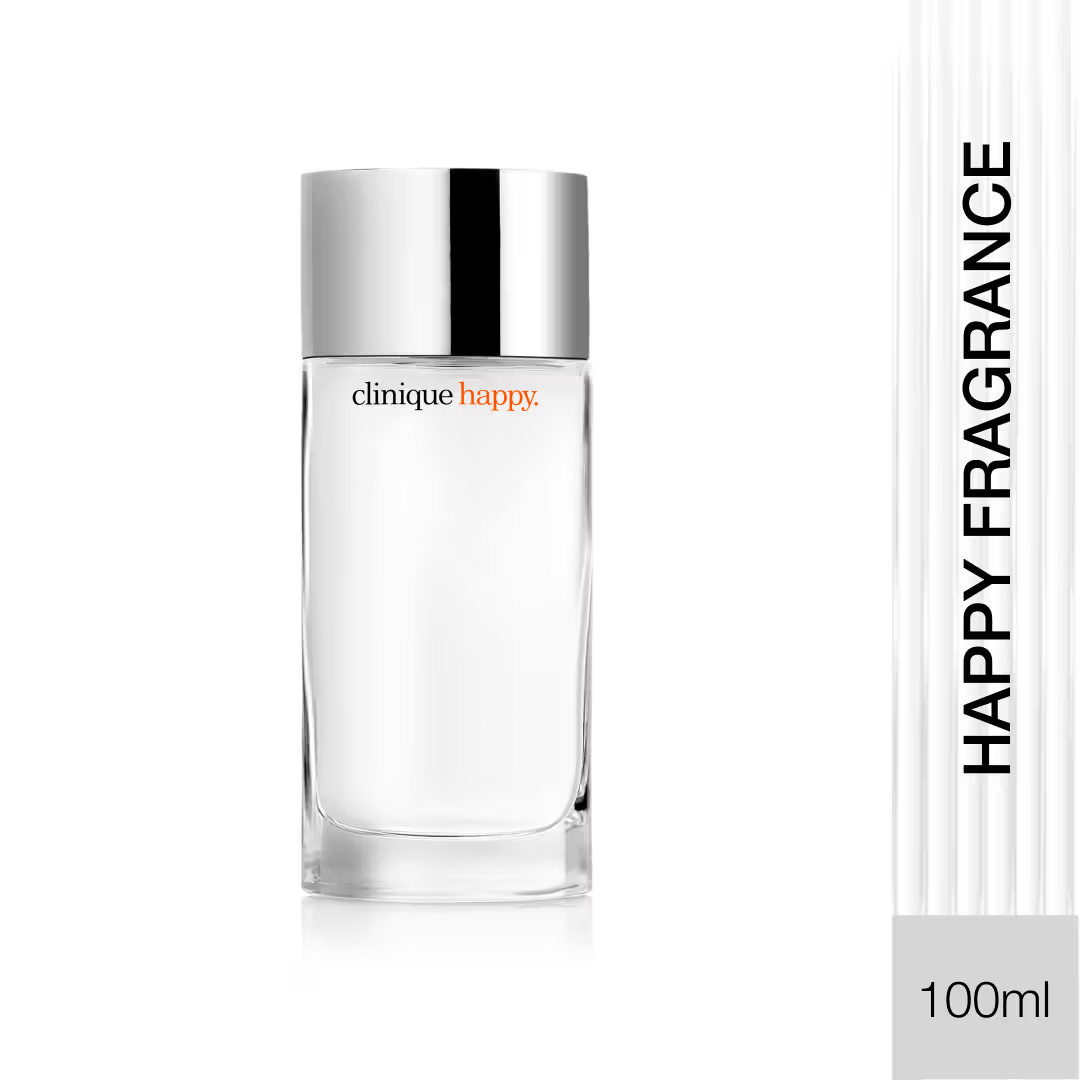 Clinique Happy Eau de Parfum for Women 100ml – Fresh Citrus Floral Fragrance