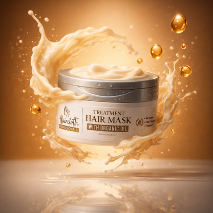 Haircloth Professional Treatment Hair Mask 300ML Deep Repair Strengthening Moisturizing Post Care for Dry Damaged Frizzy Curly and Chemically Treated Hair
