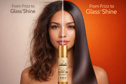 Haircloth Professionals Moroccan Argan Oil Hair Tonic 50ML Anti Frizz Shine Boost Smoothing Serum for Dry Damaged and Unmanageable Hair