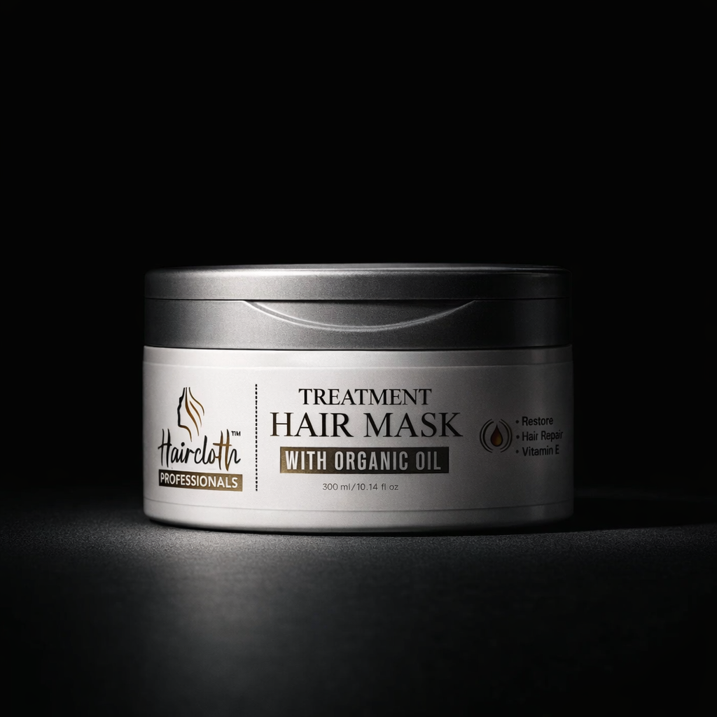 Haircloth Professional Treatment Hair Mask 300ML Deep Repair Strengthening Moisturizing Post Care for Dry Damaged Frizzy Curly and Chemically Treated Hair