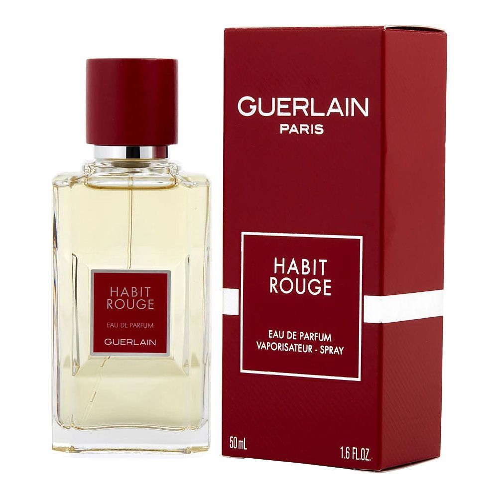 Guerlain Habit Rouge Eau de Toilette for Men 100ml – Warm Oriental Citrus Luxury Fragrance