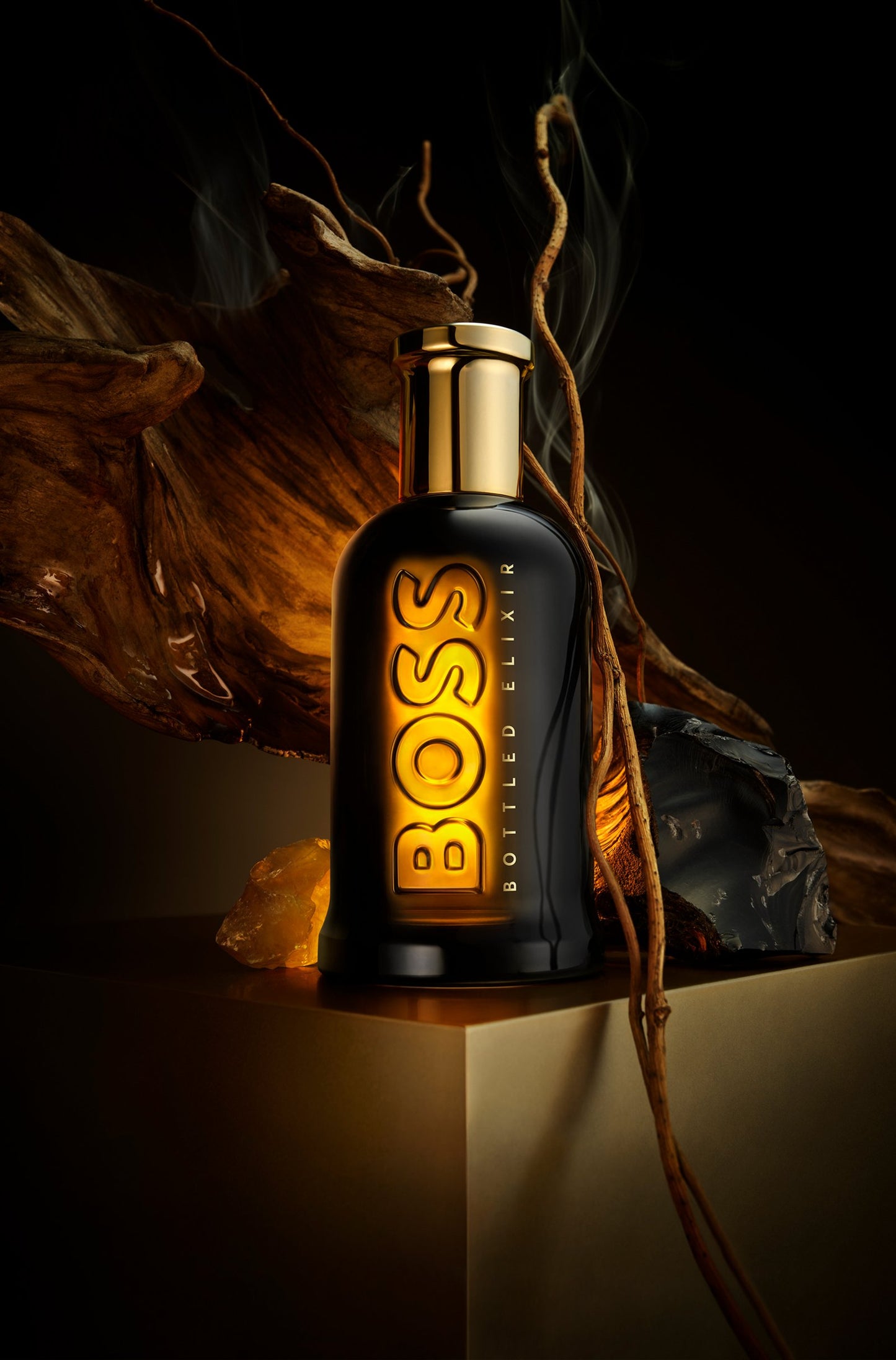 Hugo Boss Bottled Elixir Parfum Intense 100ml 3.3 fl oz Men’s Rich Woody Spicy Luxury Fragrance