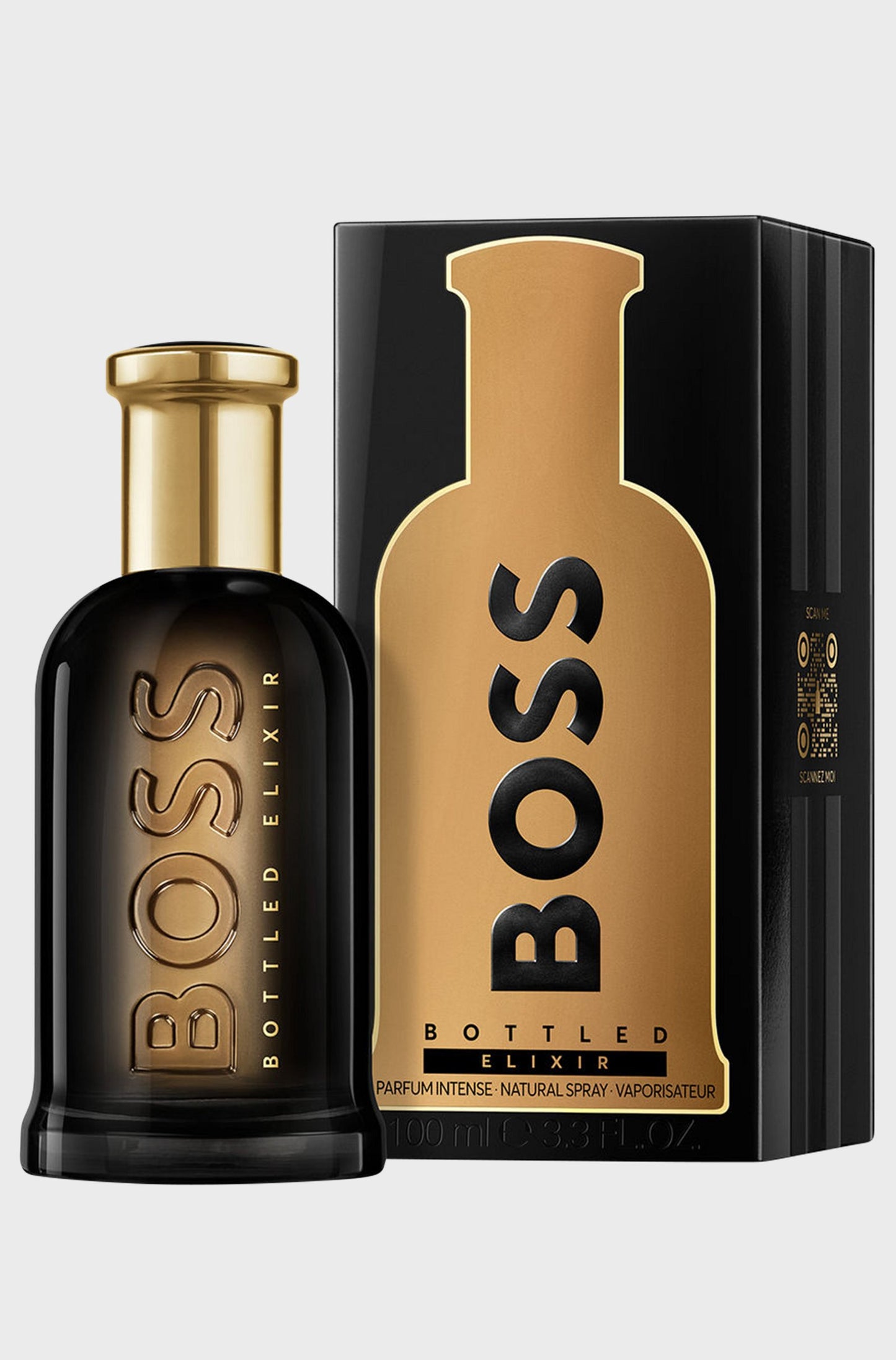 Hugo Boss Bottled Elixir Parfum Intense 100ml 3.3 fl oz Men’s Rich Woody Spicy Luxury Fragrance