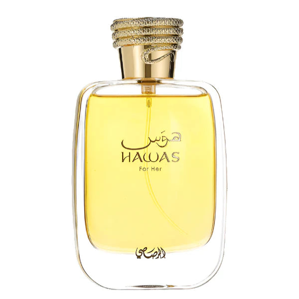 Rasasi Hawas For Her Eau de Parfum for Women 100ml – Fruity Floral Luxury Fragrance