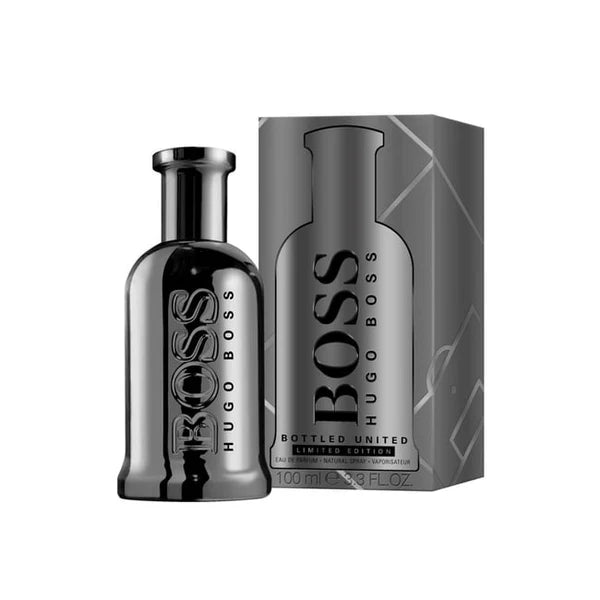 Boss Bottled United Eau de Parfum for Men 100ml – Fresh Woody Aromatic Fragrance