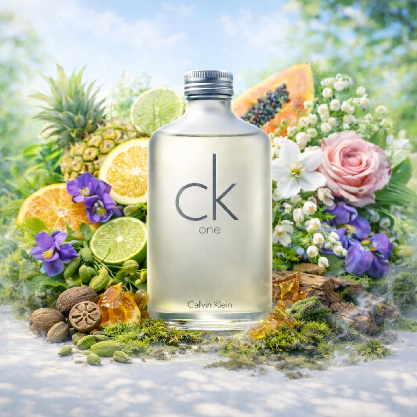 Calvin Klein CK One Eau de Toilette 100ml – Fresh Citrus Aromatic Unisex Fragrance