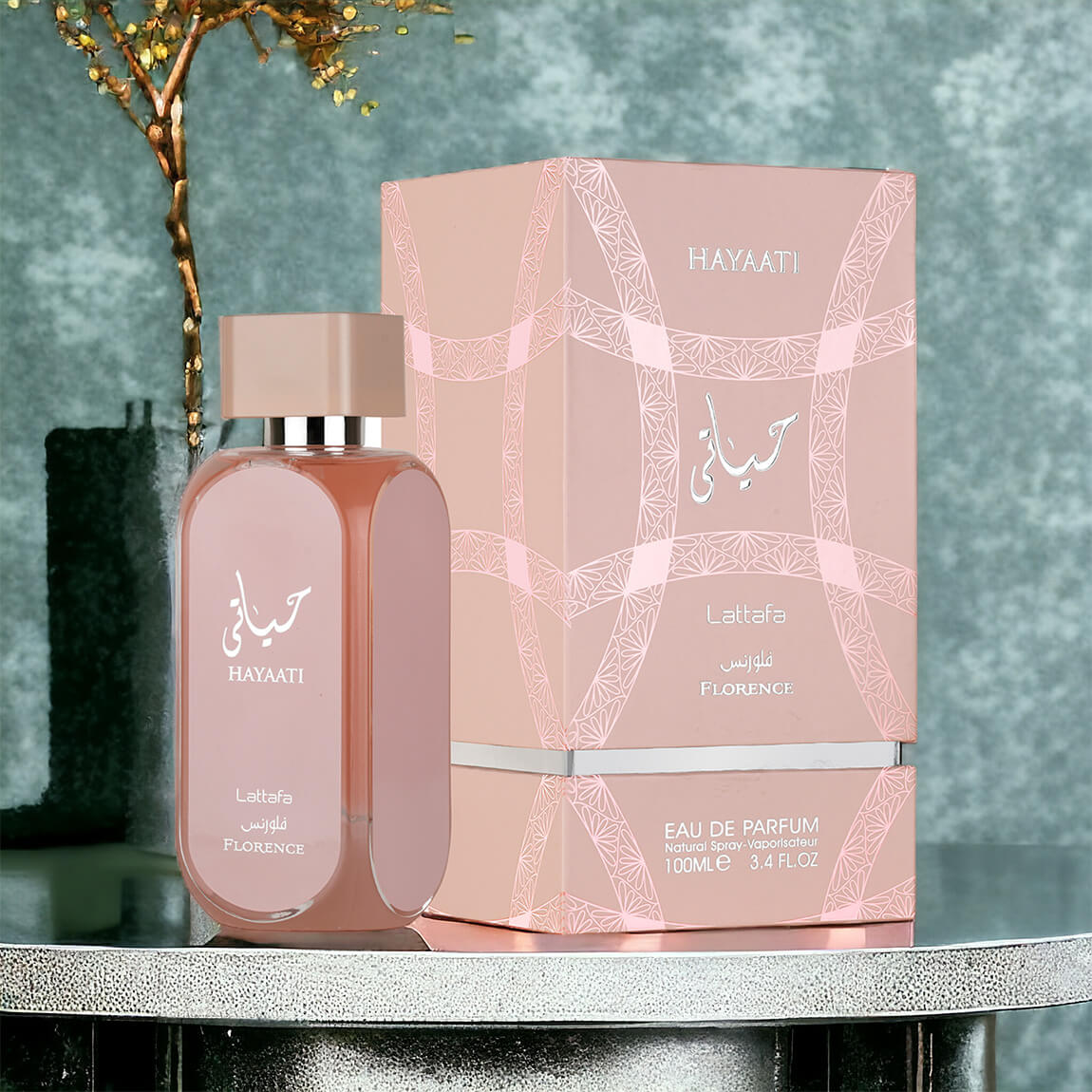Lattafa Hayaati Florence Eau de Parfum 100ml | Floral Fruity Luxury Women’s Fragrance
