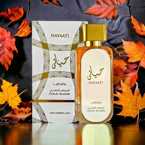 Lattafa Hayaati Gold Elixir Eau de Parfum 100ml – Amber Sweet Luxury Unisex Fragrance