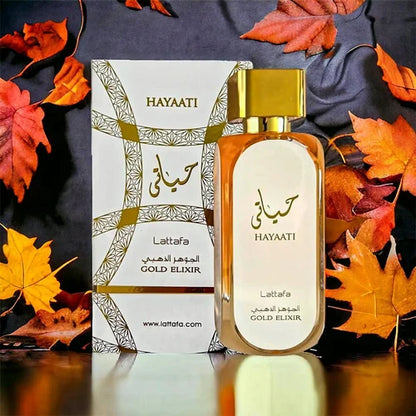 Lattafa Hayaati Gold Elixir Eau de Parfum 100ml – Amber Sweet Luxury Unisex Fragrance