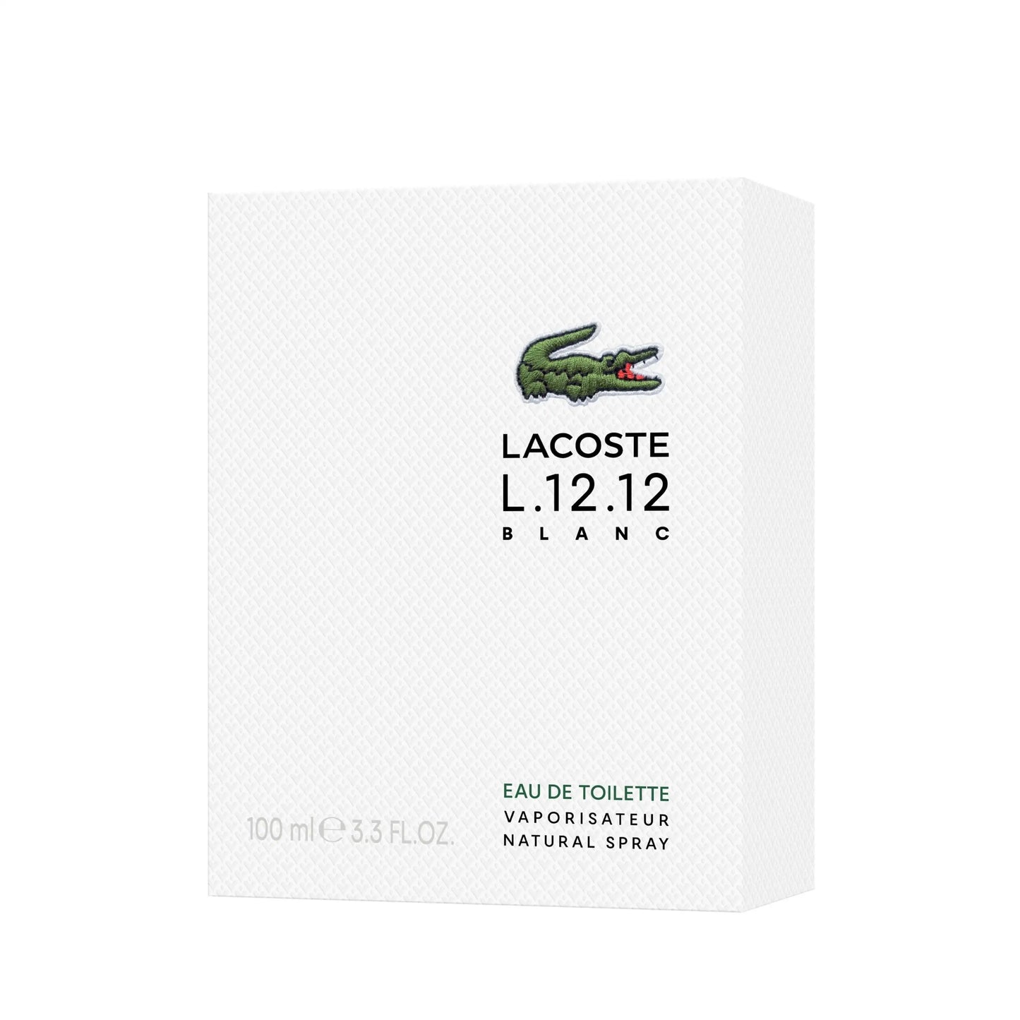 Lacoste Eau de Lacoste L.12.12 Blanc EDT for Men 100ml – Fresh Woody Citrus Fragrance