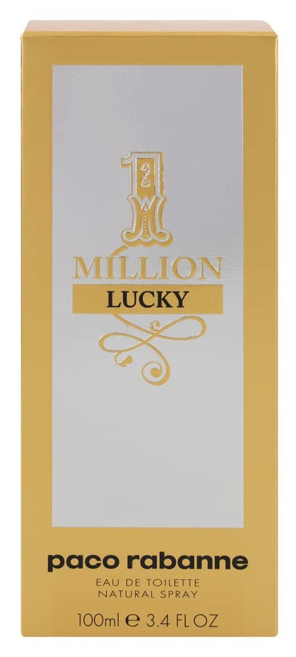 Paco Rabanne 1 Million Lucky Eau de Toilette for Men – 100ml | Long-Lasting Fresh & Woody Scent