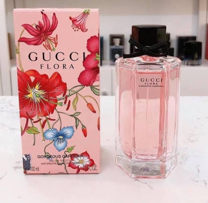 Gucci Flora Gorgeous Gardenia Eau de Toilette for Women 100ml – Floral Fruity Fragrance