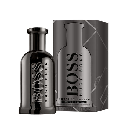 Boss Bottled United Eau de Parfum for Men 100ml – Fresh Woody Aromatic Fragrance