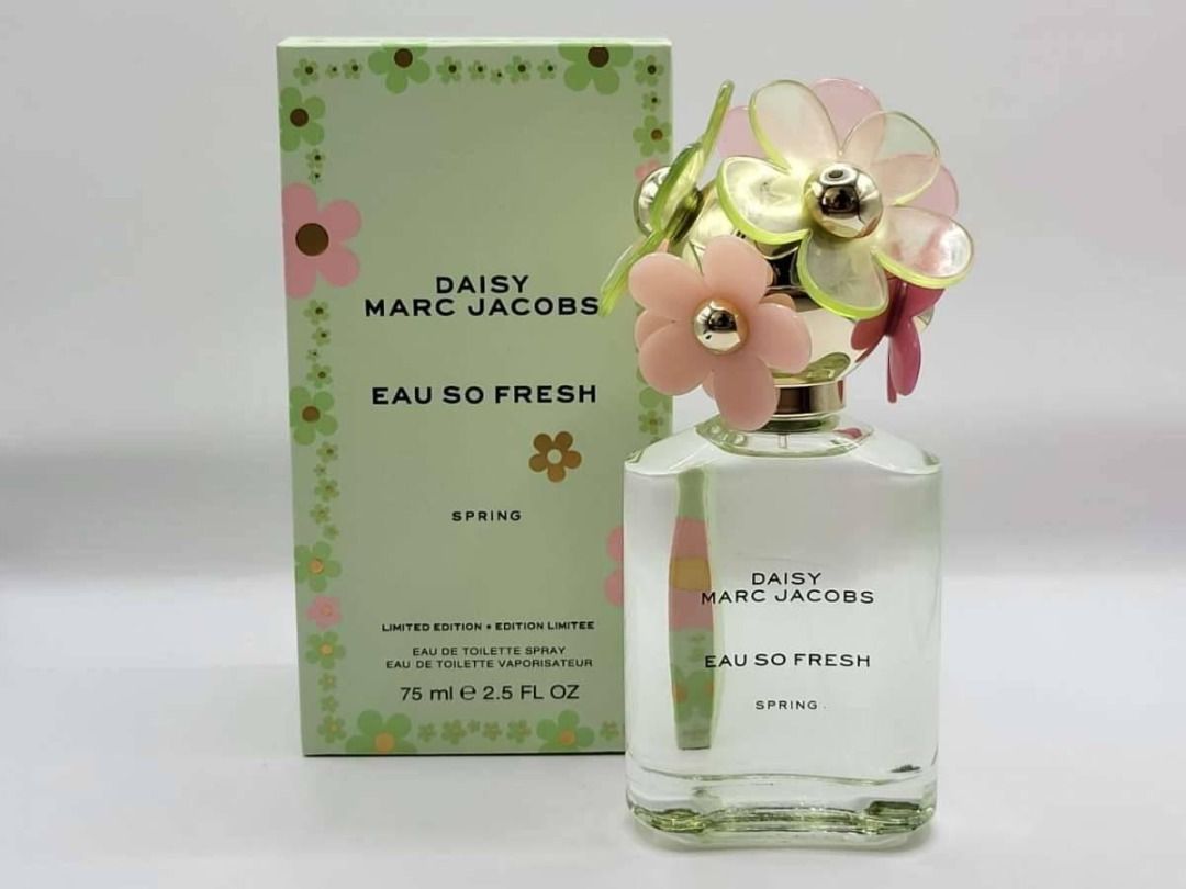 Marc Jacobs Daisy Eau So Fresh Spring Eau de Toilette 75ml 2.5 fl oz Women’s Fresh Fruity Floral Perfume