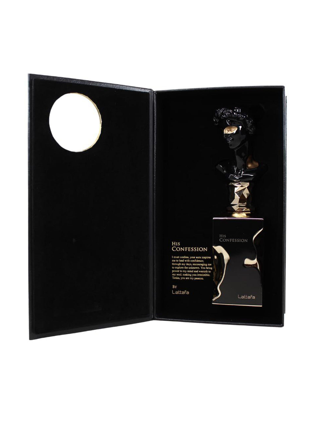 Lattafa His Confession Eau de Parfum 100ml | Warm Spicy Men’s Luxury Fragrance