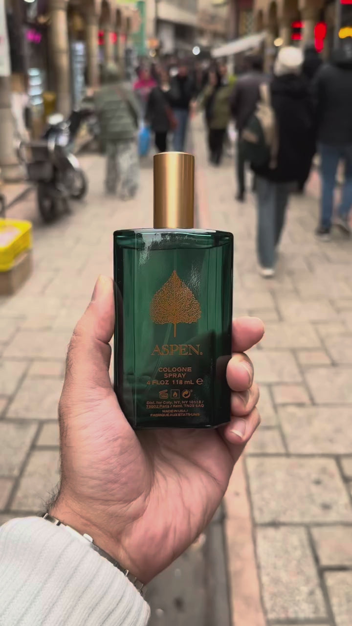 Aspen by Coty Cologne 118ml – Classic Fresh Green Woody Men's