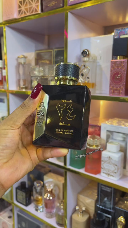 Ard Al Zaafaran Oud 24 Hours EDP – Intense Oriental Gourmand Perfume for Unisex (100ml)