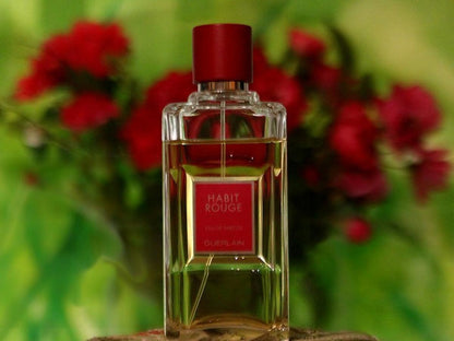 Guerlain Habit Rouge Eau de Toilette for Men 100ml – Warm Oriental Citrus Luxury Fragrance