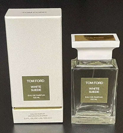 Tom Ford White Suede Eau de Parfum 100ml 3.4 fl oz Luxury Unisex Soft Musky Leather Signature Fragrance