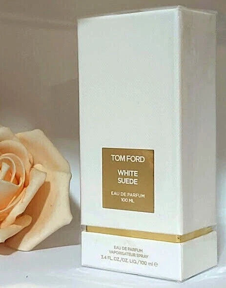 Tom Ford White Suede Eau de Parfum 100ml 3.4 fl oz Luxury Unisex Soft Musky Leather Signature Fragrance