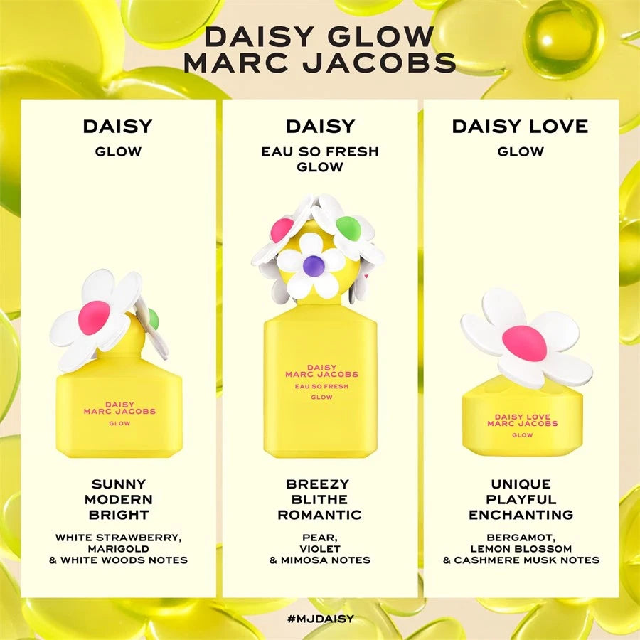 Marc Jacobs Daisy Eau So Fresh Glow Eau de Toilette 75ml 2.5 fl oz Women’s Fresh Floral Fruity Perfume