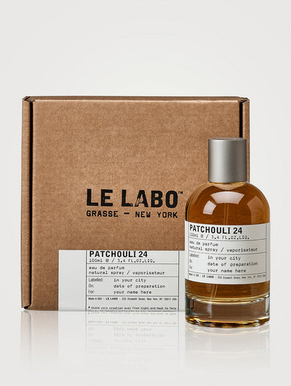 Le Labo Patchouli 24 Eau de Parfum 50ml 1.7 fl oz Unisex Smoky Leather Patchouli Niche Fragrance