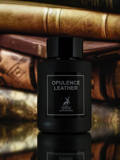 Maison Alhambra Opulence Leather Eau de Parfum – Smoky Leather Luxury Unisex Fragrance